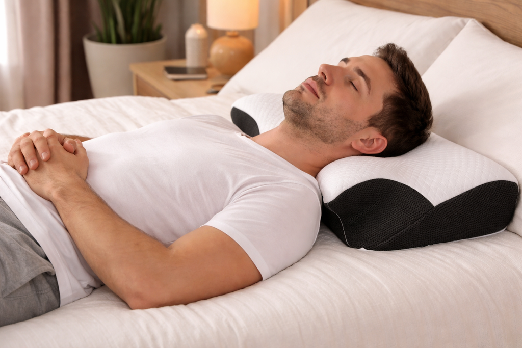 LiviaCare NeckEase Wave™– ergonomisch memory foam hoofdkussen