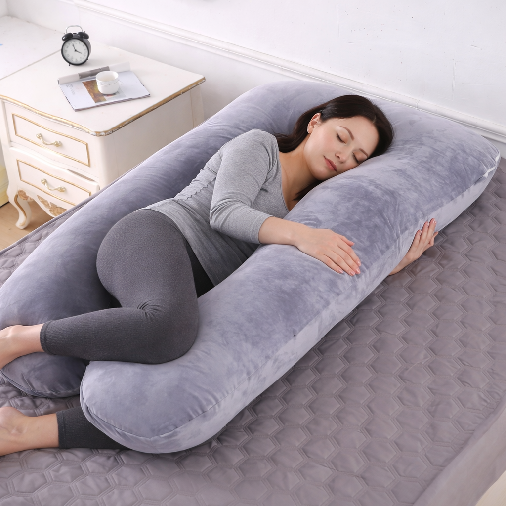 LiviaCare BumpComfort Pro™ – zwangerschapskussen (U-vorm)