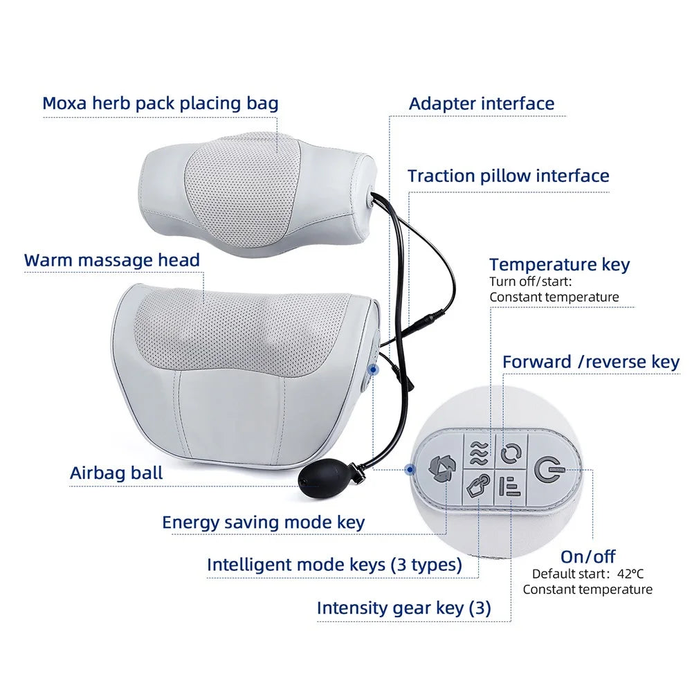LiviaCare ZenKnead™ Massagekussen – 3D Shiatsu
