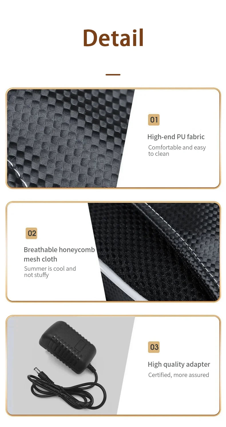 Poduszka masująca LiviaCare AirRelax™ Shiatsu – kark, ramiona i plecy