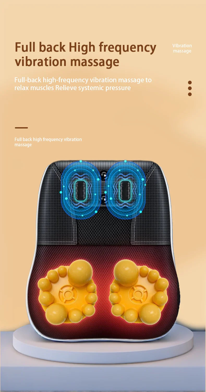 Poduszka masująca LiviaCare AirRelax™ Shiatsu – kark, ramiona i plecy