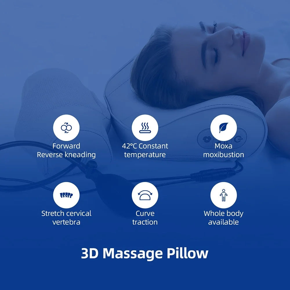 LiviaCare ZenKnead™ Massagekussen – 3D Shiatsu